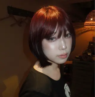 ミディアム カラー タマキ/似合わせ カット/Wカラーのヘアスタイル