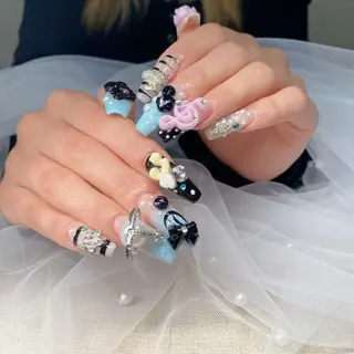 ネイル Momo チップ長さ出し専門店のネイルデザイン