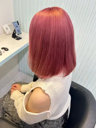 セミロング 似合わせ艶カラー🪽 ひかる🪽のヘアスタイル