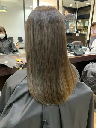 セミロング カラー AMI ウルフパーマ/メンズのヘアスタイル