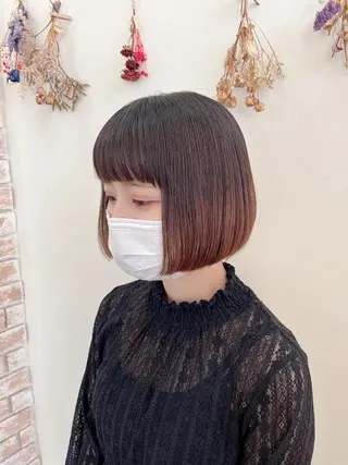 ショート マンツーマン 縮毛矯正/マユコのヘアスタイル