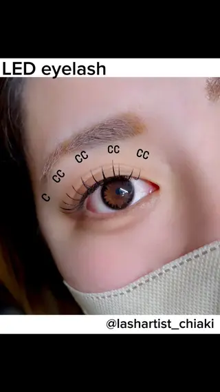 マツエク・マツパ Liberte eyelash所属・Liberte CHIAKIのマツエク・マツパデザイン