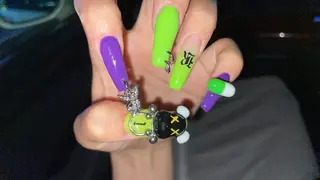 ロング ⛓Miyu ⛓のネイルデザイン