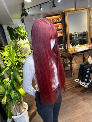 ロング カラー Michel by chainon    ミッシェルバイシェノン所属・美髪職人/傷ませない カラー/橋本拓弥のヘアスタイル