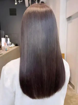 セミロング カラー ITbyALBUM 藤沢店のヘアスタイル