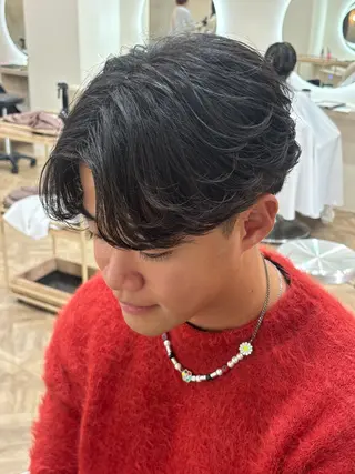 ショート パーマ メンズ パーマ職人DAIKI ツイスパ/波巻きのヘアスタイル