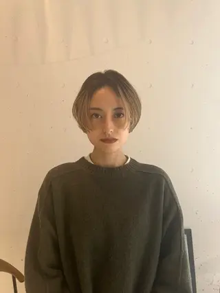 ショート カラー Hank.所属・竹下 浩一のヘアスタイル