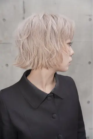 ショート カラー ヘアアレンジ MIYU/ニュアンス /艶カラーのヘアスタイル