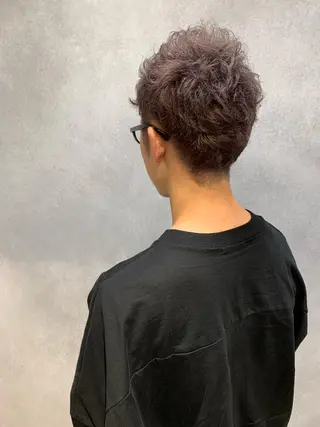 カラー メンズ 森田 尚貴のヘアスタイル