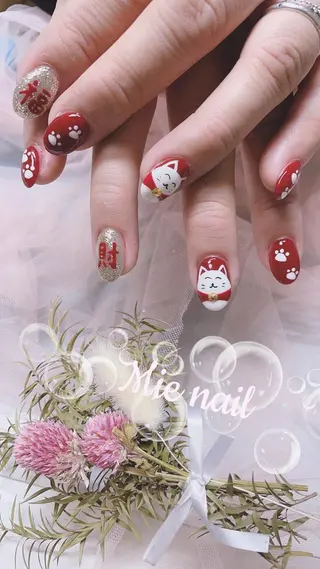 ヘアアレンジ ネイル Mie nailのネイルデザイン