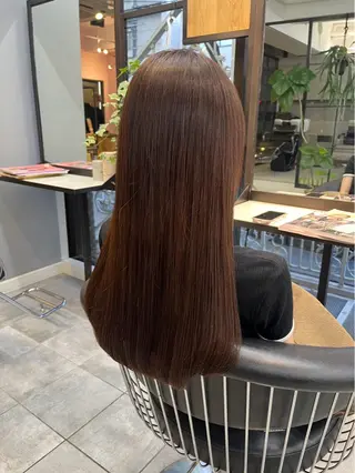 ロング カラー たまプラーザ/駅近/ CASA/前田 朋輝のヘアスタイル