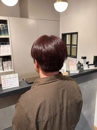 カラー メンズ 山科 愛実のヘアスタイル