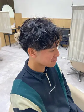 ショート メンズ UNIX所属・村上翼/ハンサム ショート/パーマのヘアスタイル