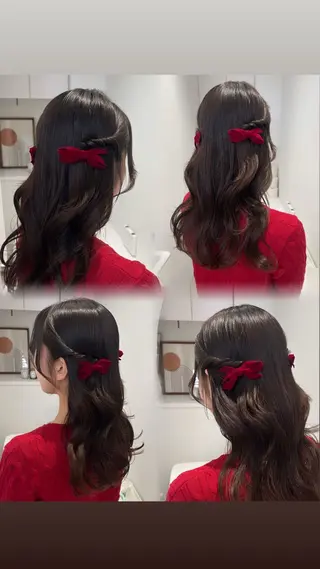 ヘアアレンジ アレンジ/ブラウン カラー HARU🕯のヘアスタイル