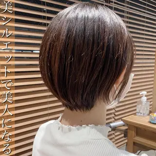 ショート ✨圧倒的満足度◎ 小顔美人ショート✨佃のヘアスタイル