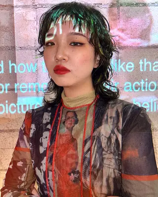 セミロング パーマ haco＋所属・圧倒的デザイン力 店長🎨RENAのヘアスタイル