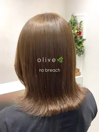 ロング オリーブ🌿ブリーチ なし◎Azusaのヘアスタイル