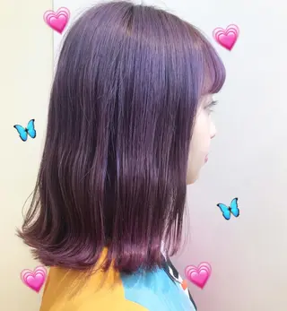 ミディアム カラー EMANON新宿東口所属・新宿駅近♡個室 ♡関口三都季🌜のヘアスタイル