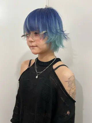 ミディアム 💥ウルフカット デザインあんな💥のヘアスタイル