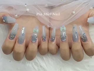 ネイル HANA 長さだしのネイルデザイン