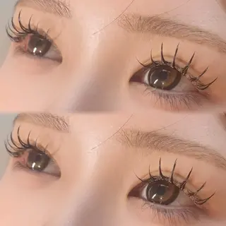 マツエク・マツパ Aimi /似合わせ 束感まつげ🖤のマツエク・マツパデザイン