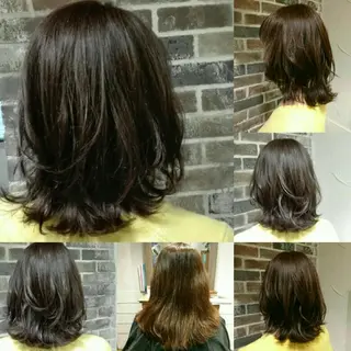 ミディアム カラー パーマ ヘアアレンジ キッズ メンズ ネイル マツエク・マツパ Beauty＆Relaxation MEGUMI所属・MEGUMI megumiのヘアスタイル