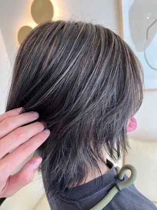 ミディアム ダメージレス◎東区/ 艶カラー💫/斉藤拓のヘアスタイル