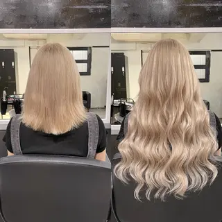 ロング RIN シールエクステのヘアスタイル