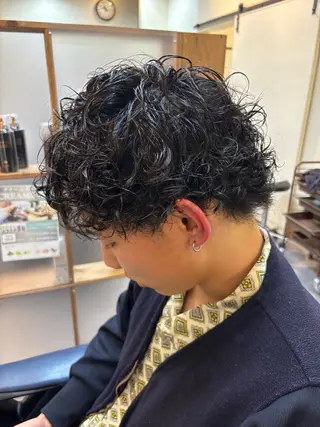 パーマ メンズ 木村 将太のヘアスタイル
