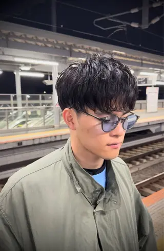 ミディアム メンズ DoEN花園店所属・大塚 晃平のヘアスタイル