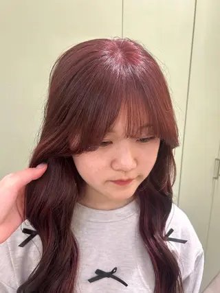 セミロング uta所属・カットモデル募集 トモカのヘアスタイル