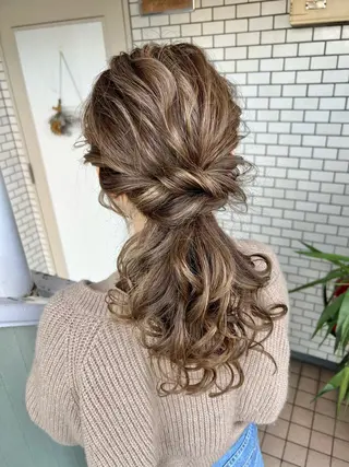 ヘアアレンジ 大人可愛いヘアメイク 💋🧚‍♀️しずかのヘアスタイル