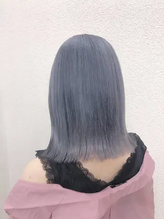 カラー ボブカット/ 尾崎龍聖のヘアスタイル