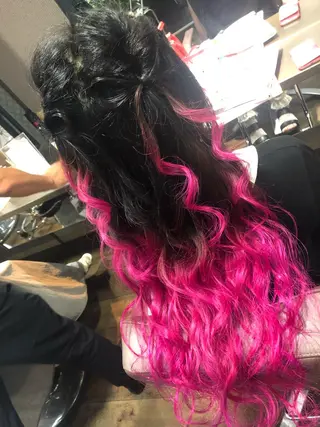 ロング ヘアアレンジ pep所属・pep natsumiのヘアスタイル