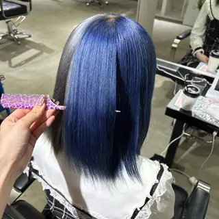 ミディアム カラー ★デザインカラー ハイトーン ももか★のヘアスタイル