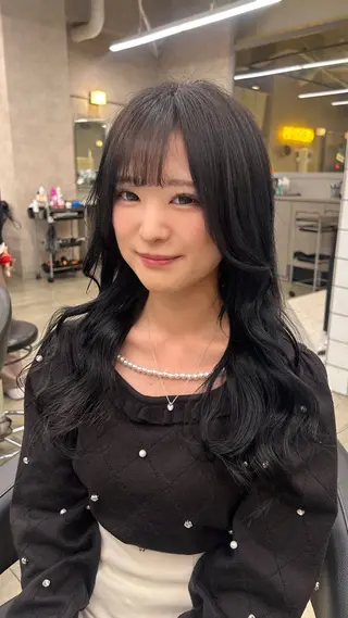 カラー 透明感ベージュ🤎 ナチュラルレイヤーのヘアスタイル