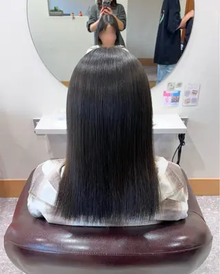 ミディアム 角田 満帆のヘアスタイル