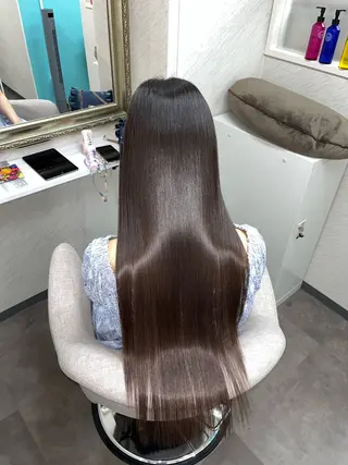 ロング seta新宿所属・髪質改善/縮毛矯正 芹沢のヘアスタイル