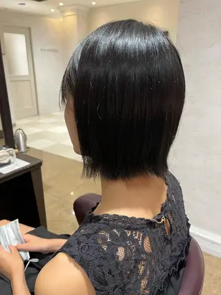 ショート 永瀬 恵のヘアスタイル