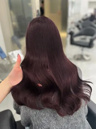 ロング カラー ヘアアレンジ 🫧‪🎀うる艶暖色 🏹Nanako🎀のヘアスタイル