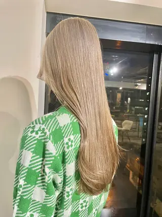 セミロング カラー La fith hair ray所属・メンズ/パーマ/ ブリーチ/KAITOのヘアスタイル