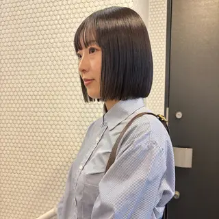 ショート 似合わせボブカット/ 髪質改善/細川実知香のヘアスタイル