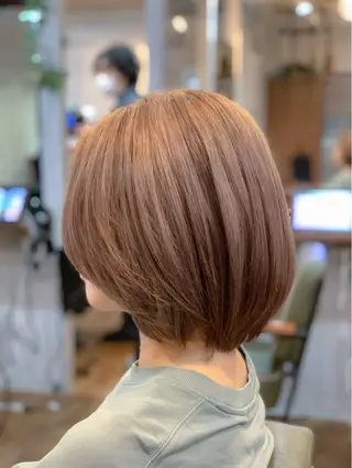 ミディアム カラー affect 上大岡所属・《髪質改善・縮毛矯正 /ブリーチ》坂本爽のヘアスタイル