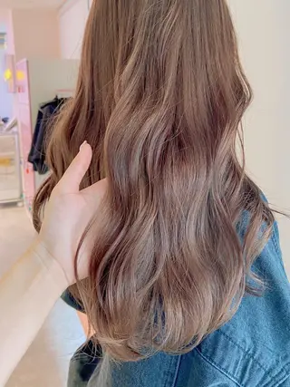 ロング カラー ヘアアレンジ GAME 天神所属・レイヤーカット指名 No.1💖マユカのヘアスタイル