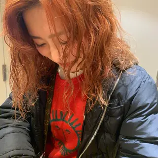 ミディアム パーマ AR.MARA hair  studio所属・AR.MARA サトウヒカルのヘアスタイル