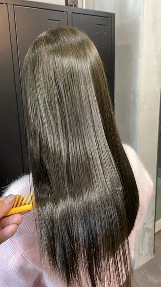 ミディアム カラー 髪質改善＆トリートメント　ALLENhair八尾店所属・ALLENhair 八尾店のヘアスタイル