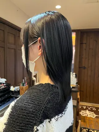 ミディアム カラー VOYAGE所属・中園康 /カラー/ブリーチのヘアスタイル