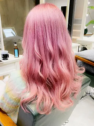 ロング カラー 𝐑𝐈𝐍𝐊𝐀 🐣🩷のヘアスタイル