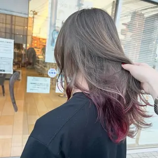 セミロング しんた ようのヘアスタイル
