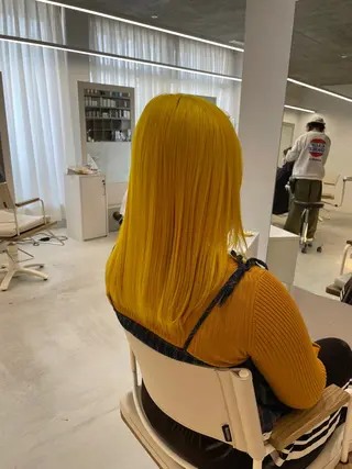 ミディアム カラー 透明感/艶髪カラー/ 韓国/rinaのヘアスタイル